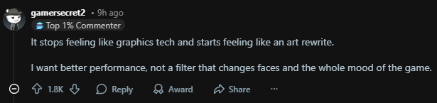 NVIDIA gọi DLSS 5 là đột phá đáng tự hào, game thủ lại bảo trông như "AI slop" - Ảnh 3.