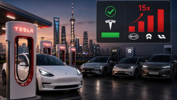 Tại Trung Quốc, Tesla không hào nhoáng bằng BYD và NIO nhưng vẫn dẫn đầu “chất”, lý do hóa ra chính là do trạm sạc