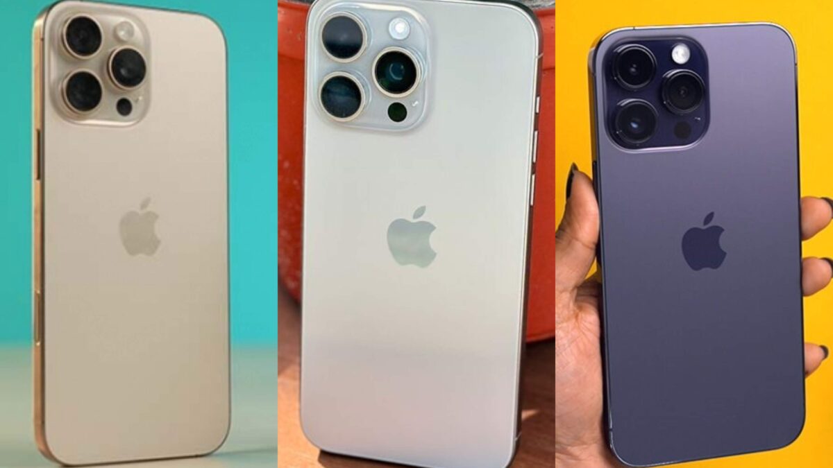 Bộ 3 iPhone Pro Max cũ vẫn ngon gọi tên iPhone 14 Pro Max, iPhone 15 Pro Max, iPhone 16 Pro Max