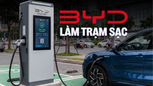 Trạm sạc BYD ‘lộ diện’ tại Việt Nam: Không phải loại công suất siêu cao, mỗi lần chỉ sạc được 1 xe