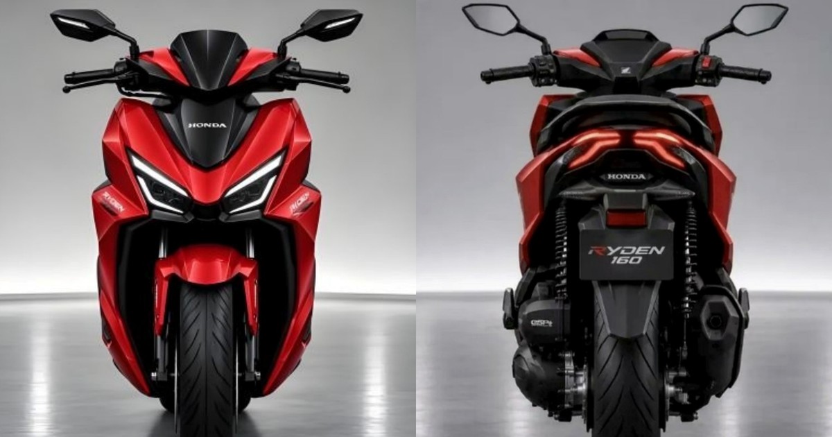 Honda Ryden 160 bất ngờ lộ diện khiến phân khúc xe tay ga thể thao lập tức dậy sóng