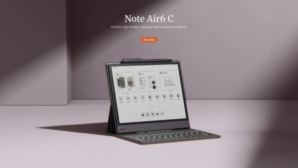 Máy đọc sách màn hình màu Onyx Boox Note Air6 C bất ngờ ra mắt với phần cứng vượt bậc liệu có thực sự đáng tiền?